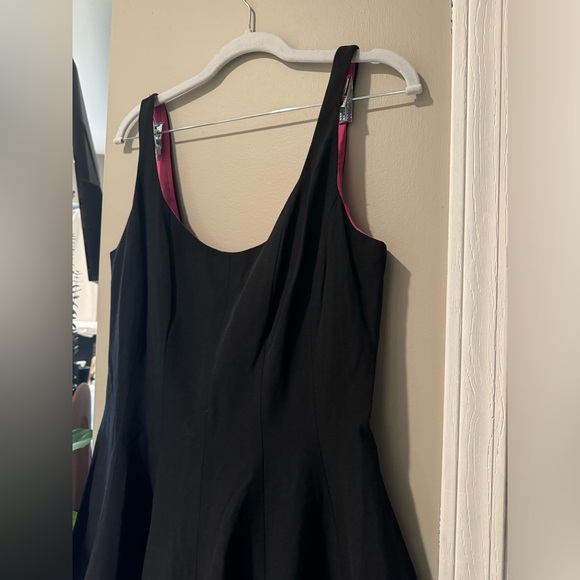 Betsy &Adam Black Taffeta Dress - Picture 4 of 10